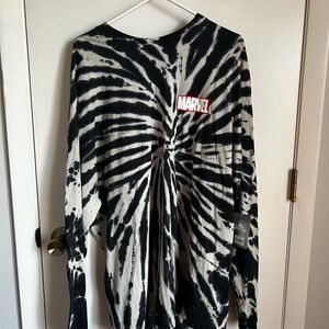 Brand New! Marvel Black and White Tie-Dye Spirit Jersey.